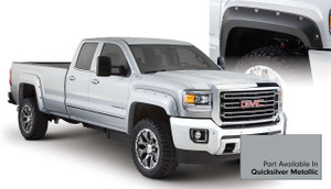 Bushwacker® 40967-54 Pocket Painted Fender Flares Quicksilver For Sierra 2500