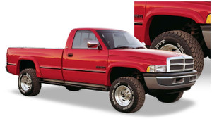 Bushwacker 50902-11 Extend A Fender Flares OE Matte Black 4pc For Ram 1500