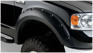 Bushwacker 20053-02 Pocket Fender Flares OE Matte Black Pair For Ford F-150