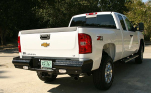 Fab Fours CH08-T1450-1 Black Steel Ranch Rear Bumper GMC Sierra 3500 HD