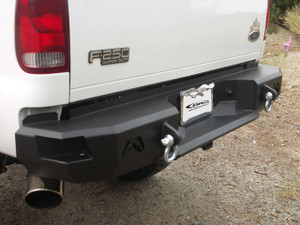 Fab Fours FS08-W1350-1 Heavy Duty Rear Bumper Black Ford F-450 Super Duty
