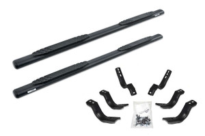 Go Rhino® 104435180T 4" 1000 Series SideSteps Kit 80" Black For Nissan Titan