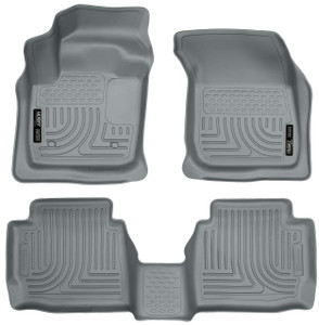 Husky Liners® 99752 WeatherBeater Floor Liner Front & Rear Gray For Lincoln MKZ