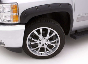 Lund® RX111SA Rivet Style Fender Flare Set Front Smooth Black For Silverado 1500
