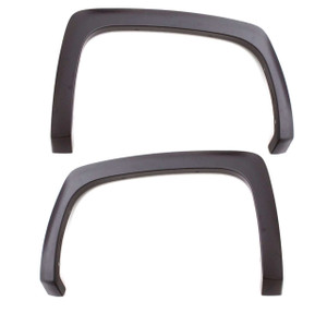 Lund® SX108TB Sport Style Fender Flare Set Rear Black For Chevrolet Colorado