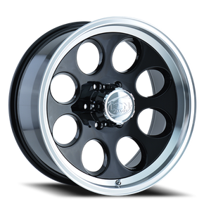 DOORBUSTER PRICING! - Ion 171 Wheel 17x9 5x135 Gloss Black Machined 0mm | 171-7935B