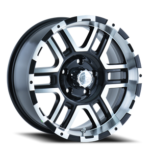 DOORBUSTER PRICING! - Ion 179 Wheel 17x9 8x165.1 Satin Black Machined 0mm | 179-7981B