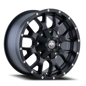 DOORBUSTER PRICING! - Mayhem Warrior Wheel 17x9 8x180 Matte Black 18mm | 8015-7978MB18