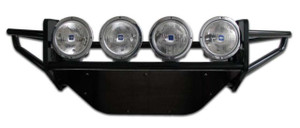 N-Fab® F154RSP-TX RSP Front Bumper Multi-Mount w/ Skid Plate Black For F-150