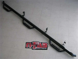 N-Fab® F1797QC-TX Wheel To Wheel Nerf Step Bar 3" Black For Ford F-350