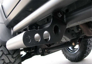 N-Fab® J184RKRS4 RKR Cab Length Step System Black For Jeep Wrangler