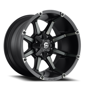 Fuel D556 Coupler Wheel 17x9 5x114.3 & 5x127 Matte Black Machined With Double Dark Tint -12mm - FREE T-SHIRT INCLUDED! | D55617902645