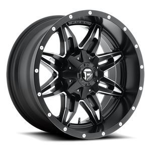 Fuel D567 Lethal Wheel 17x9 6x135 & 6x139.7 Matte Black Milled -12mm - FREE T-SHIRT INCLUDED! | D56717909845