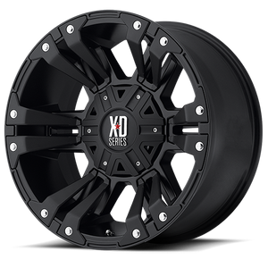 Xd Xd822 Monster Ii Wheel 20x9 6x135 & 6x139.7 Matte Black 18mm - FREE T-SHIRT INCLUDED! | XD82229067718