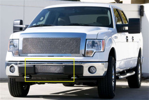 T-Rex® 55569 Upper Class Series Mesh Bumper Grille Insert Polished Ford F-150