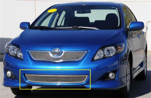 T-Rex 55908 Upper Class Series Mesh Bumper Grille Insert Polished Corolla
