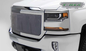T-Rex® 54127 Upper Class Series Mesh Grille Polished Chevrolet Silverado 1500