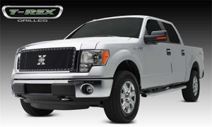 T-Rex® 6715721 X-Metal Series Studded Mesh Grille Black Ford F-150