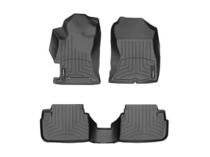 Weathertech® 441107-1-2 FloorLiner DigitalFit Black Front & Rear Crosstrek