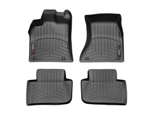 Weathertech® 44230-1-3 FloorLiner DigitalFit 2 pc Black Porsche Macan