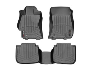 Weathertech® 44708-1-2 FloorLiner DigitalFit Black Front & Rear Subaru Legacy
