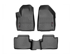 Weathertech® 448331-445662 FloorLiner DigitalFit Black 1st & 2nd Row Cherokee