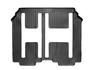 Weathertech FloorLiner DigitalFit Black Rear And Third Row | BHTJ 441532