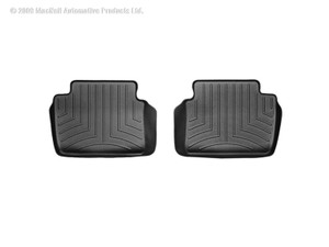 Weathertech FloorLiner DigitalFit Black Rear 2 Pieces | BHTJ 441272