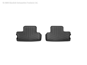 Weathertech FloorLiner DigitalFit Black Rear 2 Pieces | BHTJ 441362