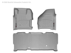 Weathertech 461251-460023 FloorLiner DigitalFit Gray 1st & 2nd Row F-250`