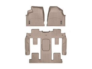 Weathertech 452511-451114 FloorLiner DigitalFit Tan 1st & 2nd Row Acadia`