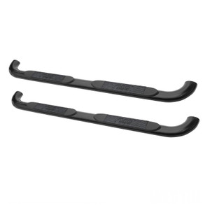 Westin Platinum 4 Oval Nerf Step Bars. Black. Steel. Mount Kit Included. Body Mount. For Double Cab. | BCTC 21-3815