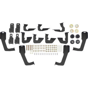 Westin HDX Stainless Drop Wheel To Wheel Nerf Step Bars. Textured Black. | BCTC 56-5345852