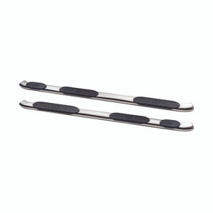 Westin PRO TRAXX 5 Oval Wheel to Wheel Nerf Step Bars. Stainless Steel. w/Mount Kit. For Quad Cab And Crew Cab. | BCTC 21-534310