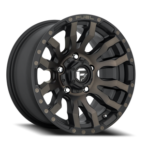 Fuel D674 Blitz Wheel 17x9 5x127 Matte Black Machined With Double Dark Tint -12mm - FREE T-SHIRT INCLUDED! | D67417907545