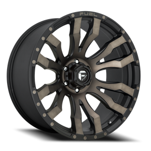 Fuel D674 Blitz Wheel 22x12 6x139.7 Matte Black Machined With Double Dark Tint -44mm - MINIMUM PURCHASE OF 4 WHEELS | D67422208447