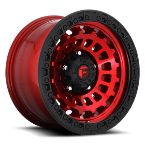 Fuel D632 Zephyr Wheel 18x9 5x127 Candy Red w/ Black Bead Ring -12mm | D63218907545