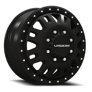 Vision Manx 2 408 Dually Wheel 16x6 8x170 Satin Black 115mm | 408-6670SBF
