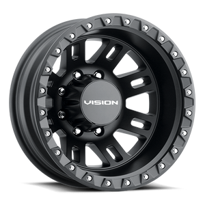 Vision Manx 2 408 Dually Wheel 16x6 8x170 Satin Black -137mm | 408-6670SBR