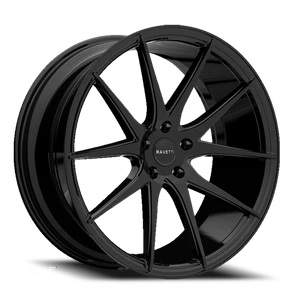 DOORBUSTER PRICING! - Ravetti M11 Wheel 20x8.5 5x112 Gloss Black 35mm - FREE T-SHIRT INCLUDED! | RAV-M11-2874B