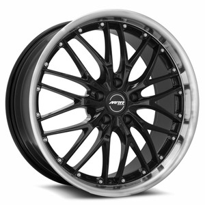 Mrr Gt1 Wheels Rims 19x8.5 5x114.3 Black Machined Lip 35mm | GT01198551435BK