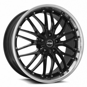 Mrr Gt1 Wheels Rims 20x8.5 5x114.3 Black Machined Lip 35mm | GT01208551435BK