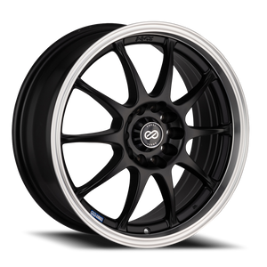 Enkei J10 Wheel 15x6.5 4x100 & 4x114.3 Black 38mm | 409-565-01BK