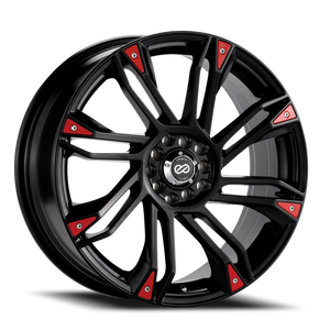 Enkei Gw8 Wheel 17x7 4x100 & 4x108 Black 42mm | 448-770-1142BK