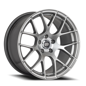 rin Enkei Raijin Wheels Rims 19x8 5x114.3 Hyper Silver 40mm