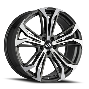 Enkei Vortex5 Wheel 20x8.5 5x114.3 Anthracite Machined 38mm | 510-285-6538AM