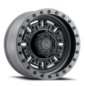 Black Rhino Abrams Wheel 20x9.5 8x170 Textured Matte Gunmetal -18mm - FREE T-SHIRT INCLUDED! | 2095ABR-88170G25