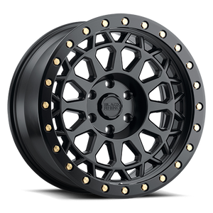 Black Rhino Primm Wheel 17x9 6x139.7 Matte Black w/ Brass Bolts -12mm - FREE T-SHIRT INCLUDED! | 1790PRM-26140M12