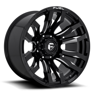 Fuel D673 Blitz Wheel 20x10 8x170 Gloss Black Milled -18mm - FREE T-SHIRT INCLUDED! | D67320001747