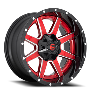 Fuel D250 Maverick Wheel 22x12 6x135 & 6x139.7 Gloss Red -44mm - MINIMUM PURCHASE OF 4 WHEELS | D25022209847